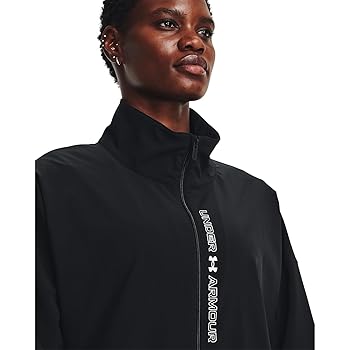 Amazon.com: Under Armour Women's Woven Full Zip Oversized